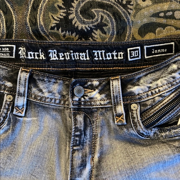 Rock revival Moto shorts NWT - Picture 11 of 16